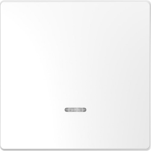 Лицевая панель Schneider Electric Merten D-Life для 1-кл. выключателя с подсветкой белый лотос картинка